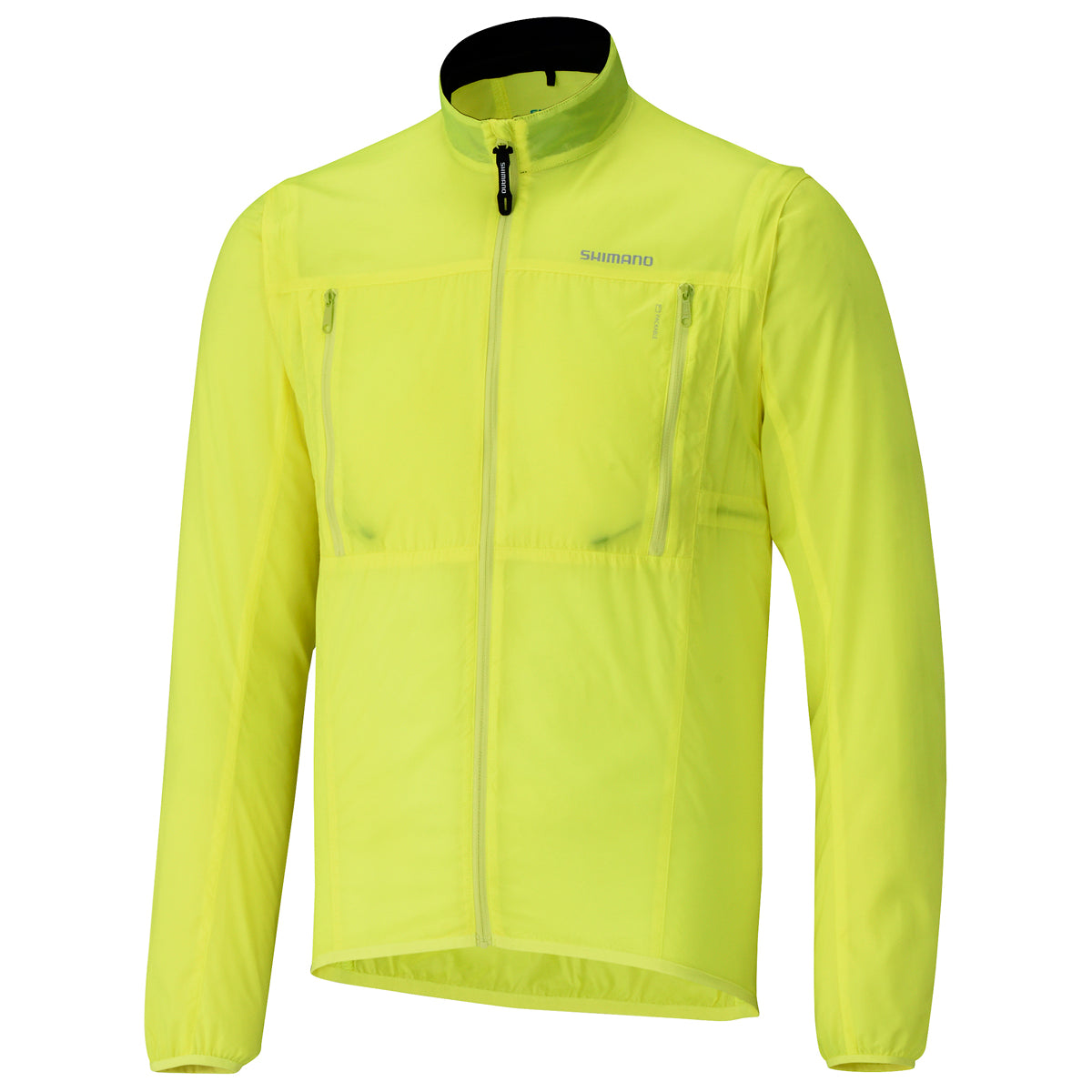 Shimano hybrid windbreaker jack geel