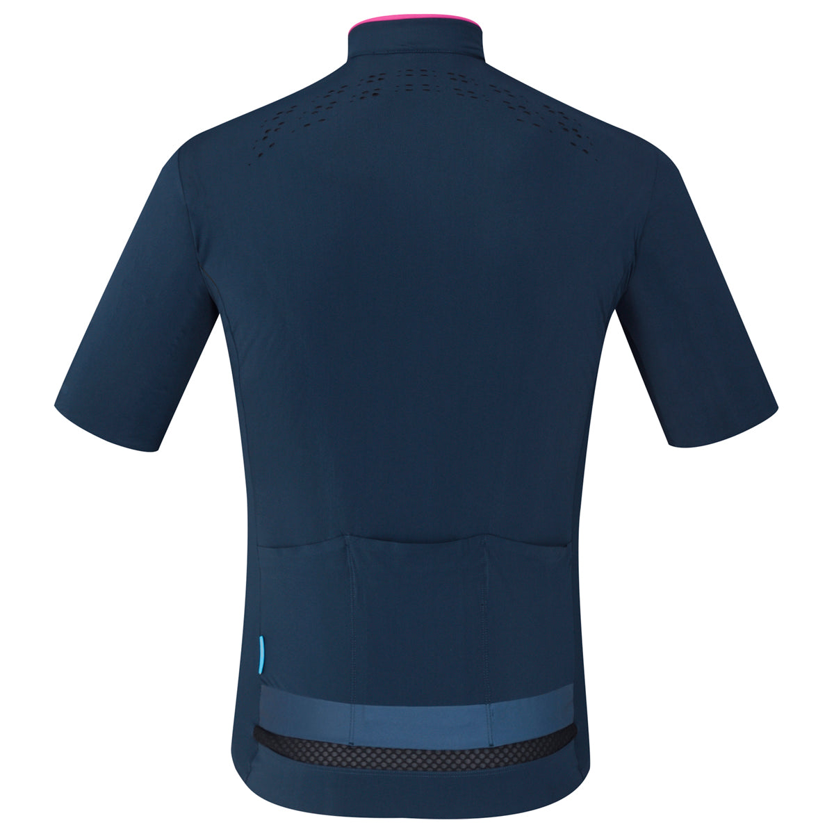 Shimano evolve fietsshirt met korte mouwen navy blauw