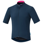 Shimano evolve fietsshirt met korte mouwen navy blauw