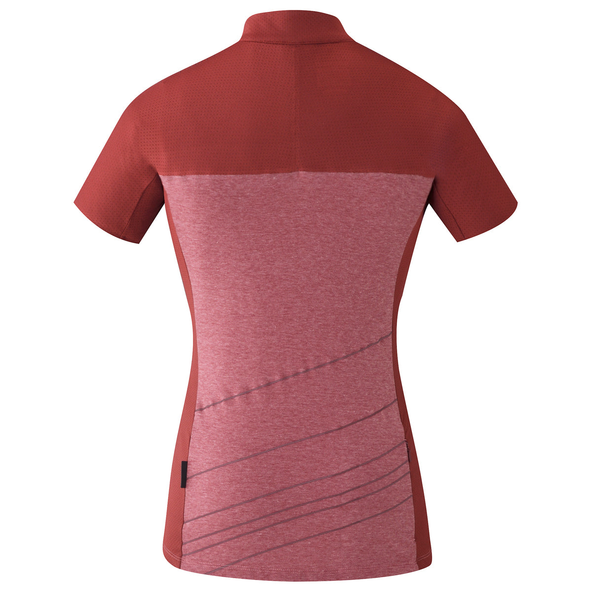 Shimano trail dames fietsshirt met korte mouwen garnet roze