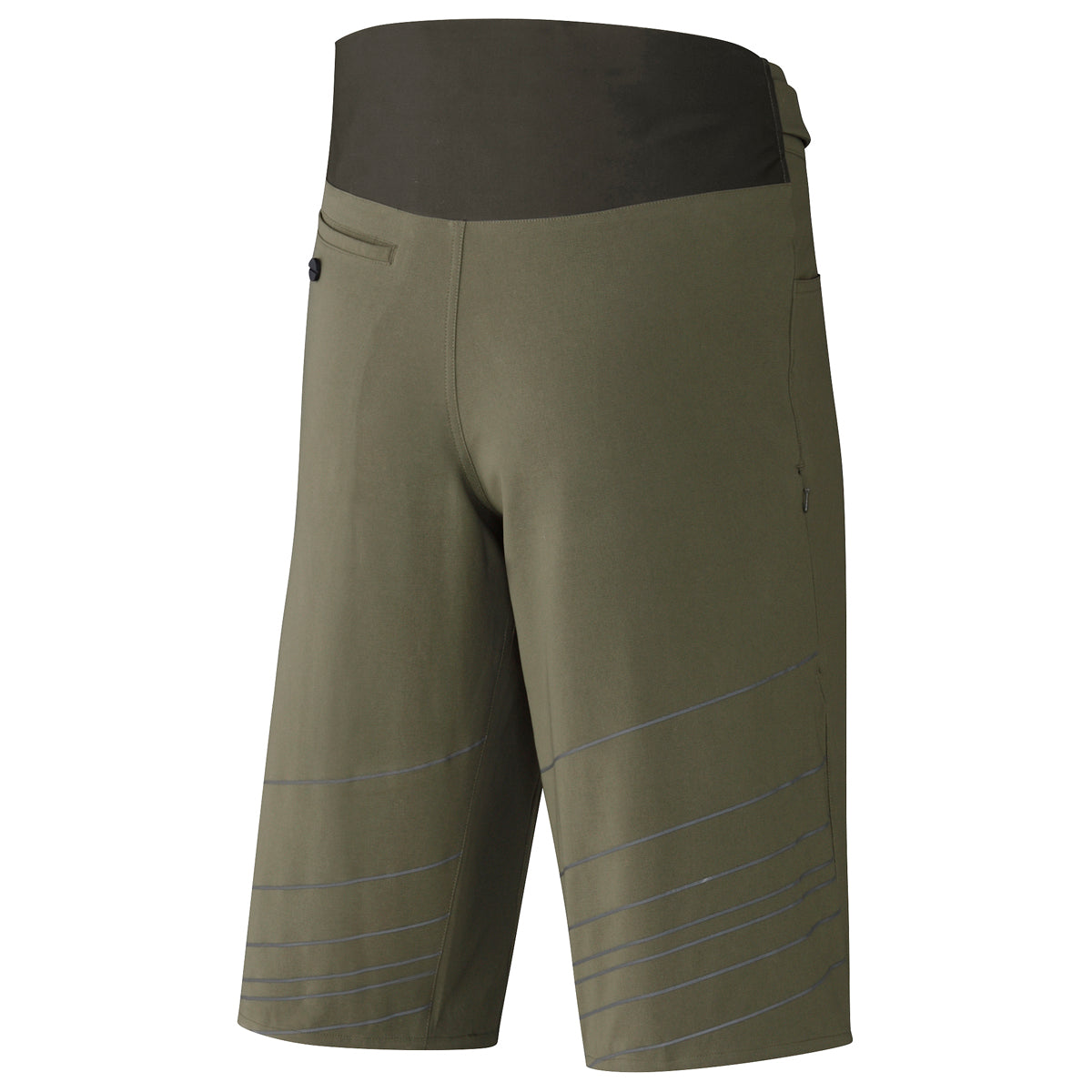 Shimano trail korte fietsbroek olive night
