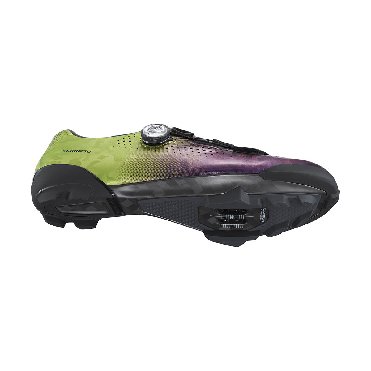 Shimano RX800 Fietsschoenen Gravel Paars Groen