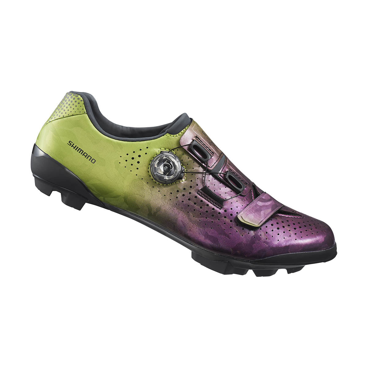 Shimano RX800 Fietsschoenen Gravel Paars Groen