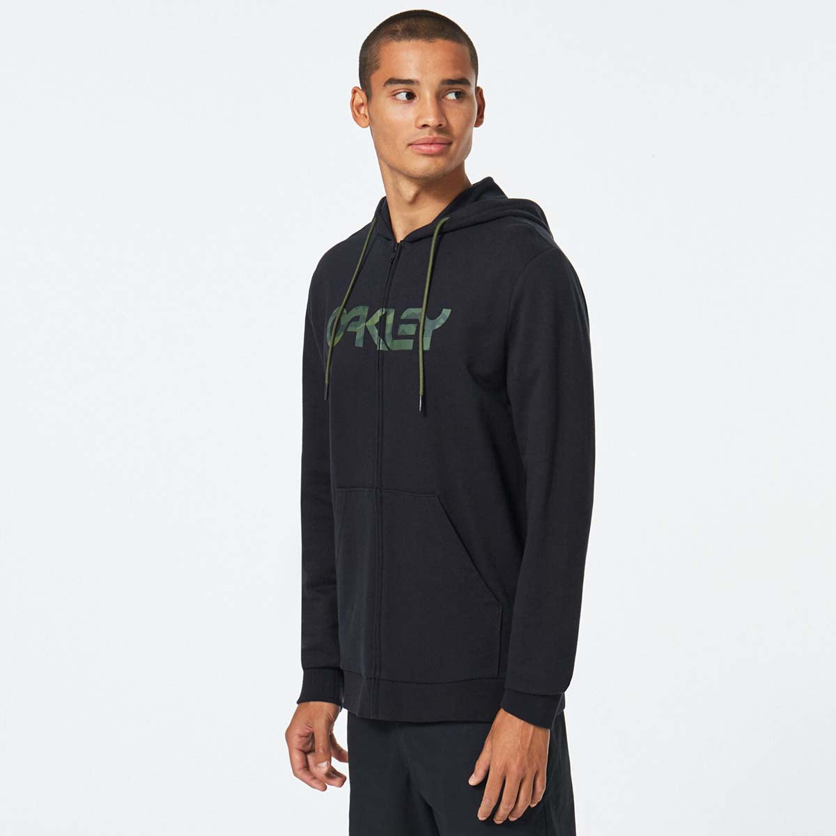 Oakley Teddy Full Zip Hoddie - Black/Core Camo