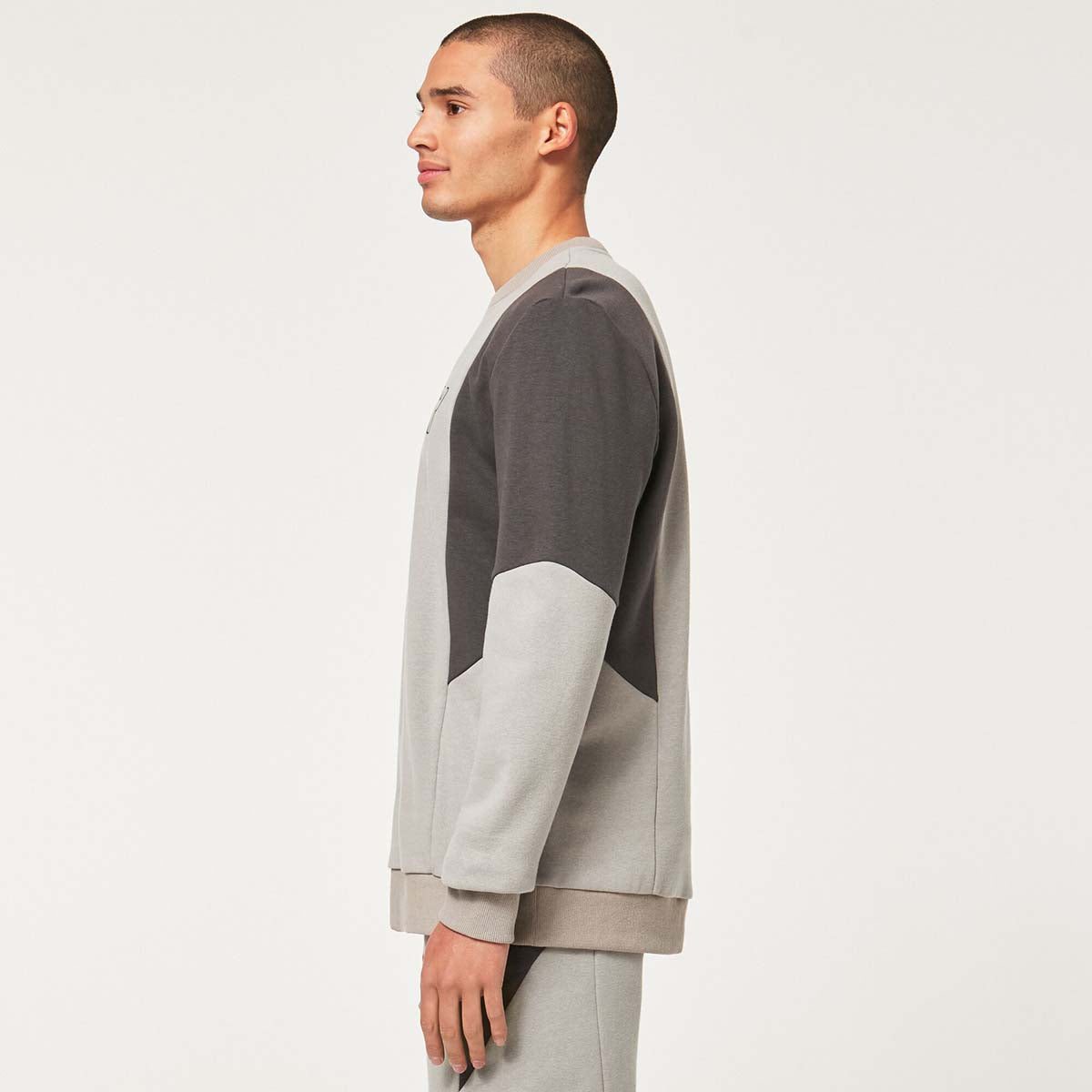 Oakley Throwback Crew Rc Sweatshirt - Stone Gray