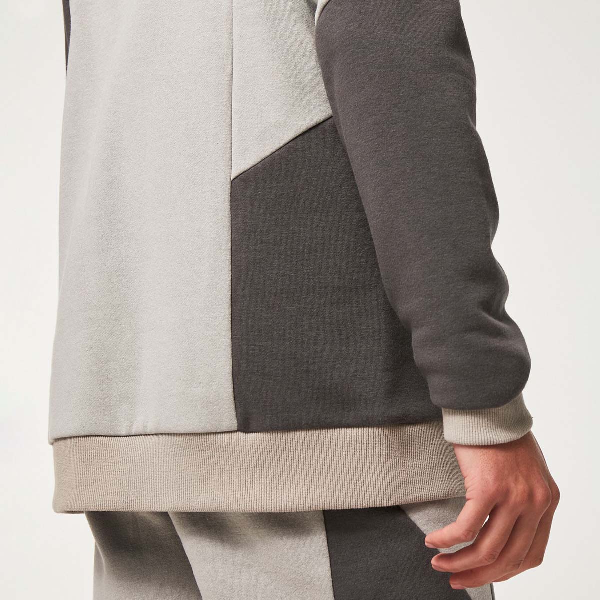 Oakley Throwback Crew Rc Sweatshirt - Stone Gray