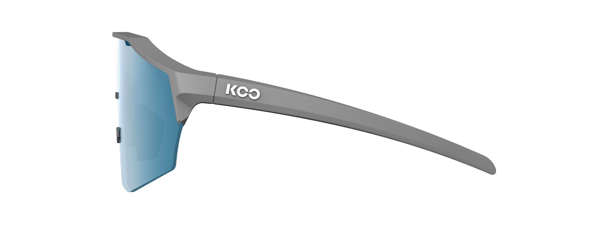 KOO Bril Alibi Grey Matt/ Turquoise Mirror