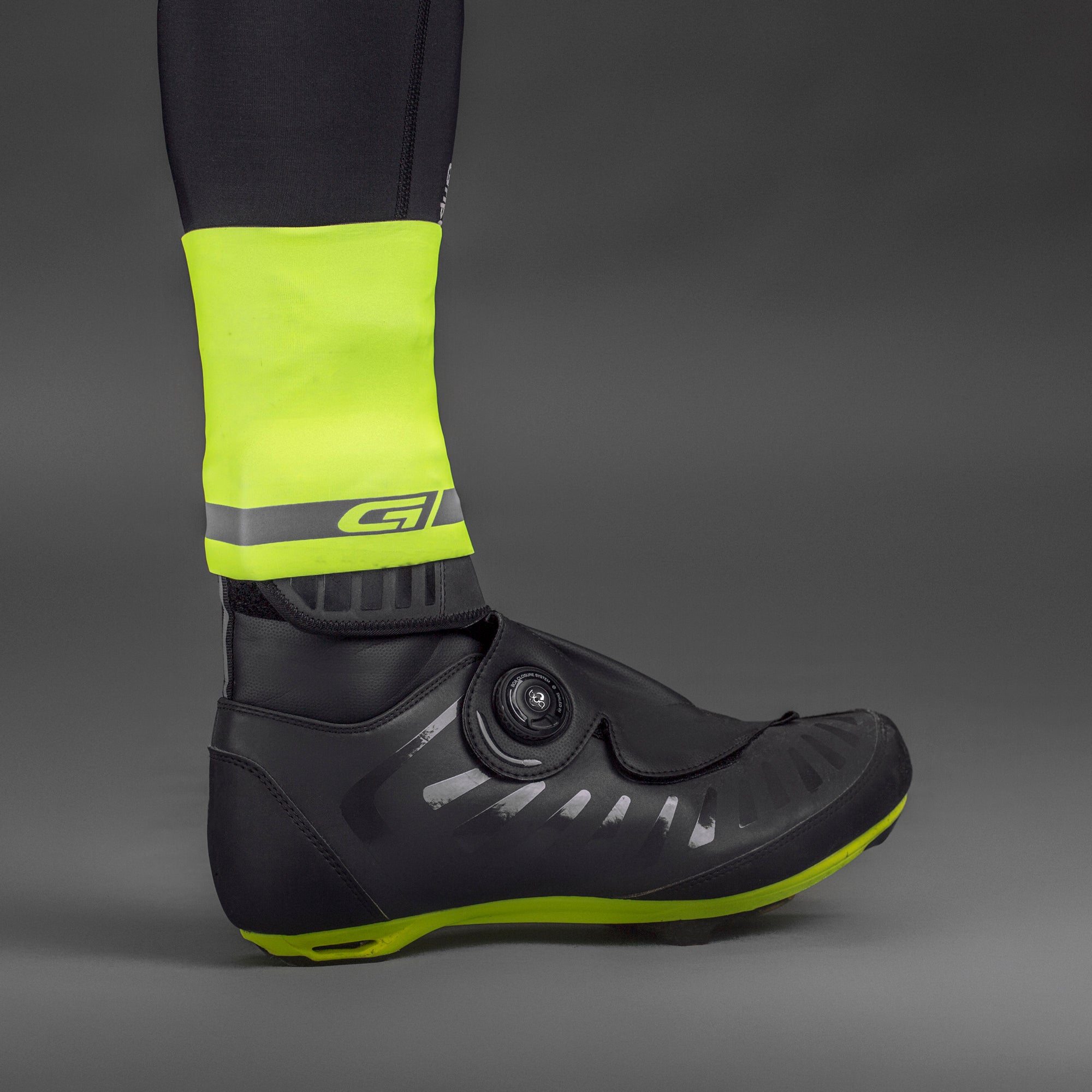 Gripgrab cyclingaiter hi-vis geel