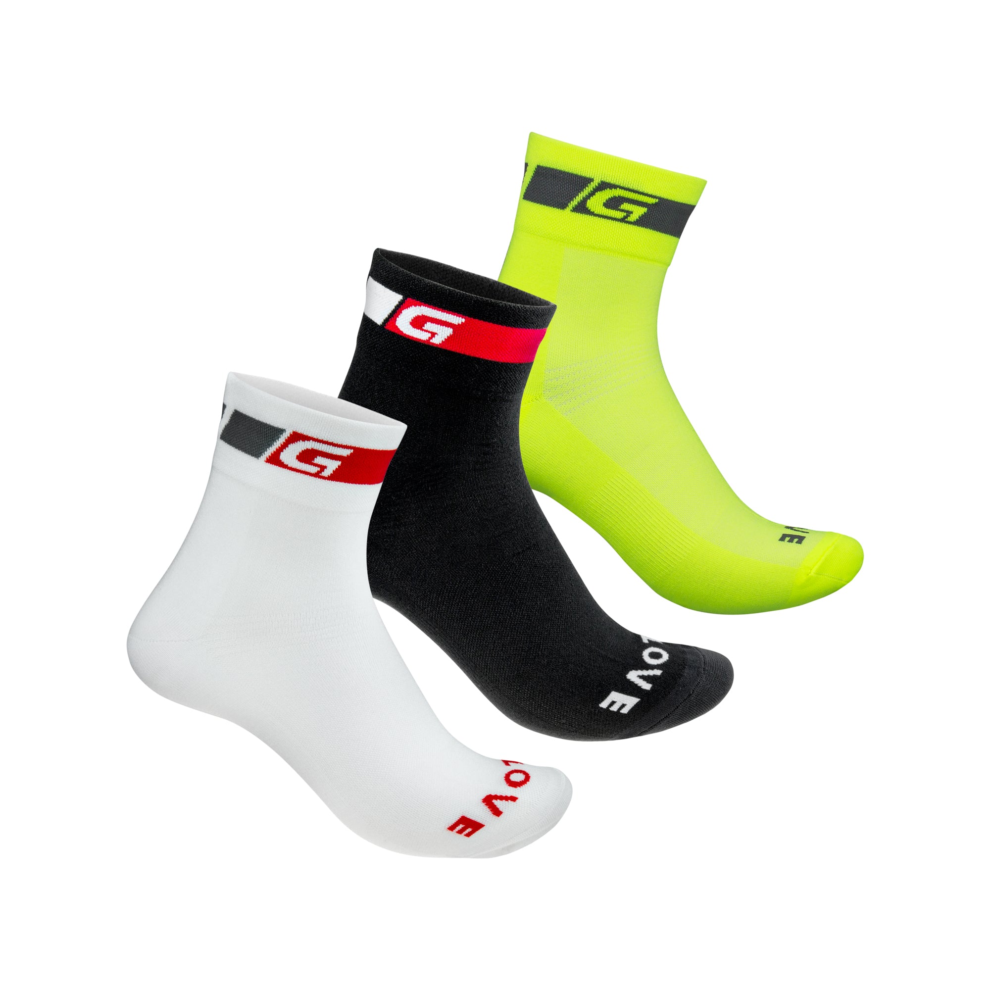 Gripgrab tricolore 3-pack fietssokken