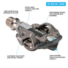 Shimano SPD Pedalen M9100 XTR Dubbelzijdig Met Plaatjes SM-SH51