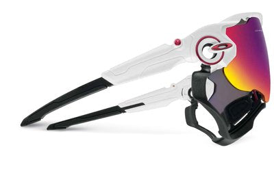 OAKLEY Bril Jawbreaker Polished White - Prizm Road
