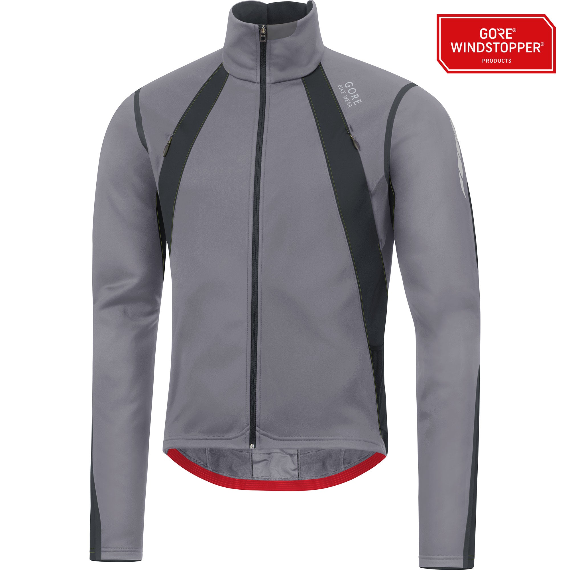 Gore bike wear oxygen gore windstopper fietsjack grijs zwart