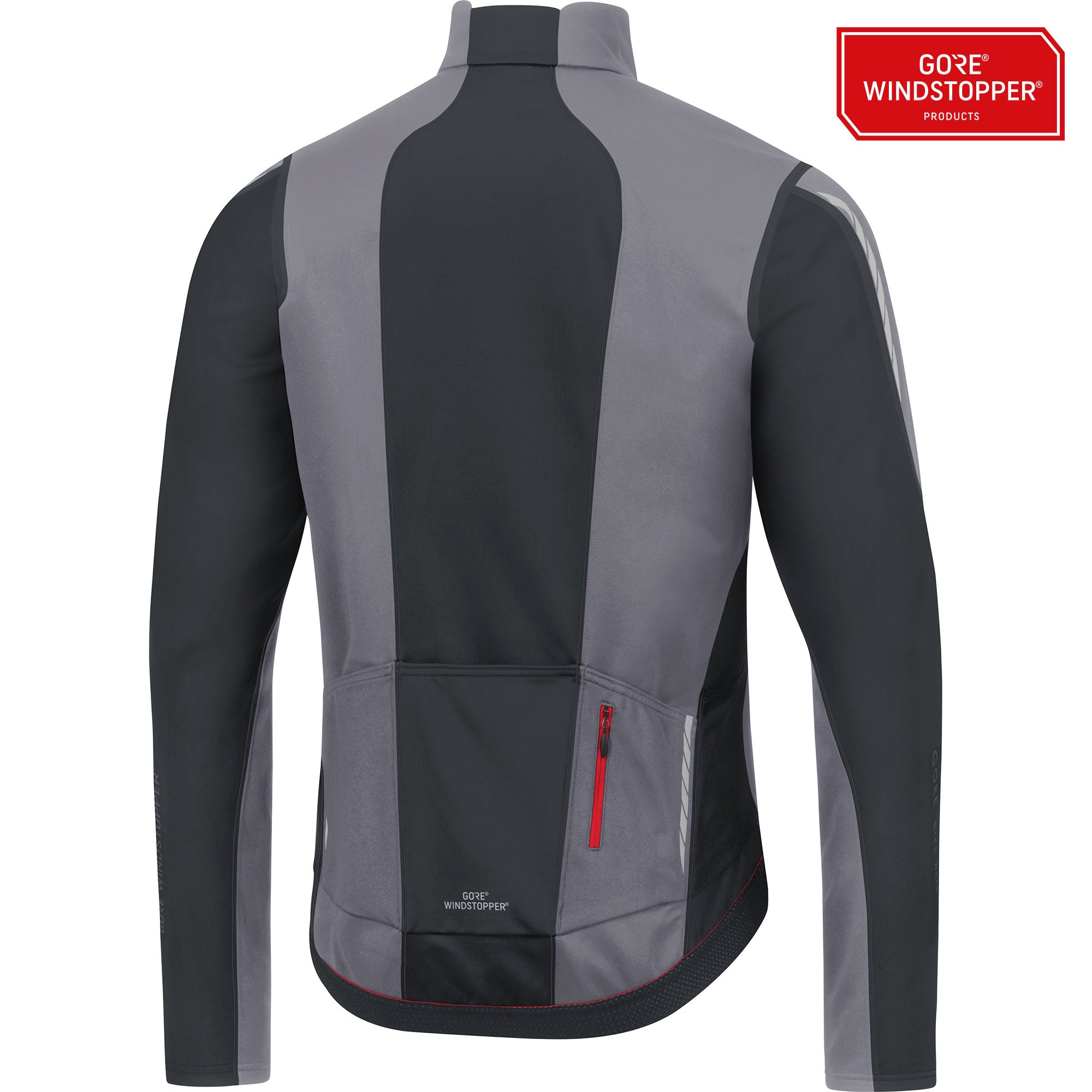 Gore bike wear oxygen gore windstopper fietsjack grijs zwart