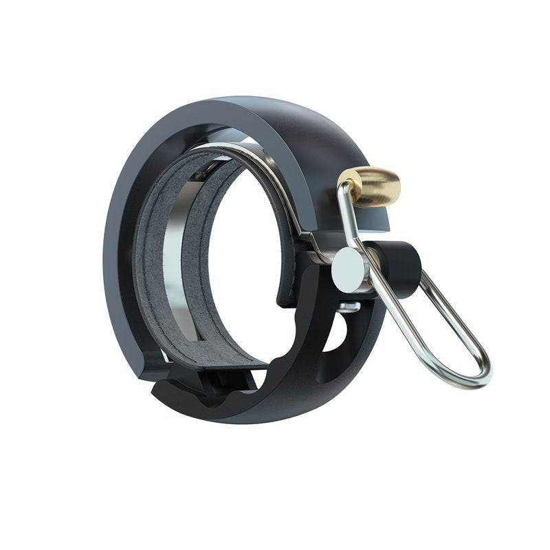 Knog Oi luxe large fietsbel zwart grijs