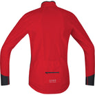 Gore bike wear power thermo fietsshirt lange mouwen rood zwart