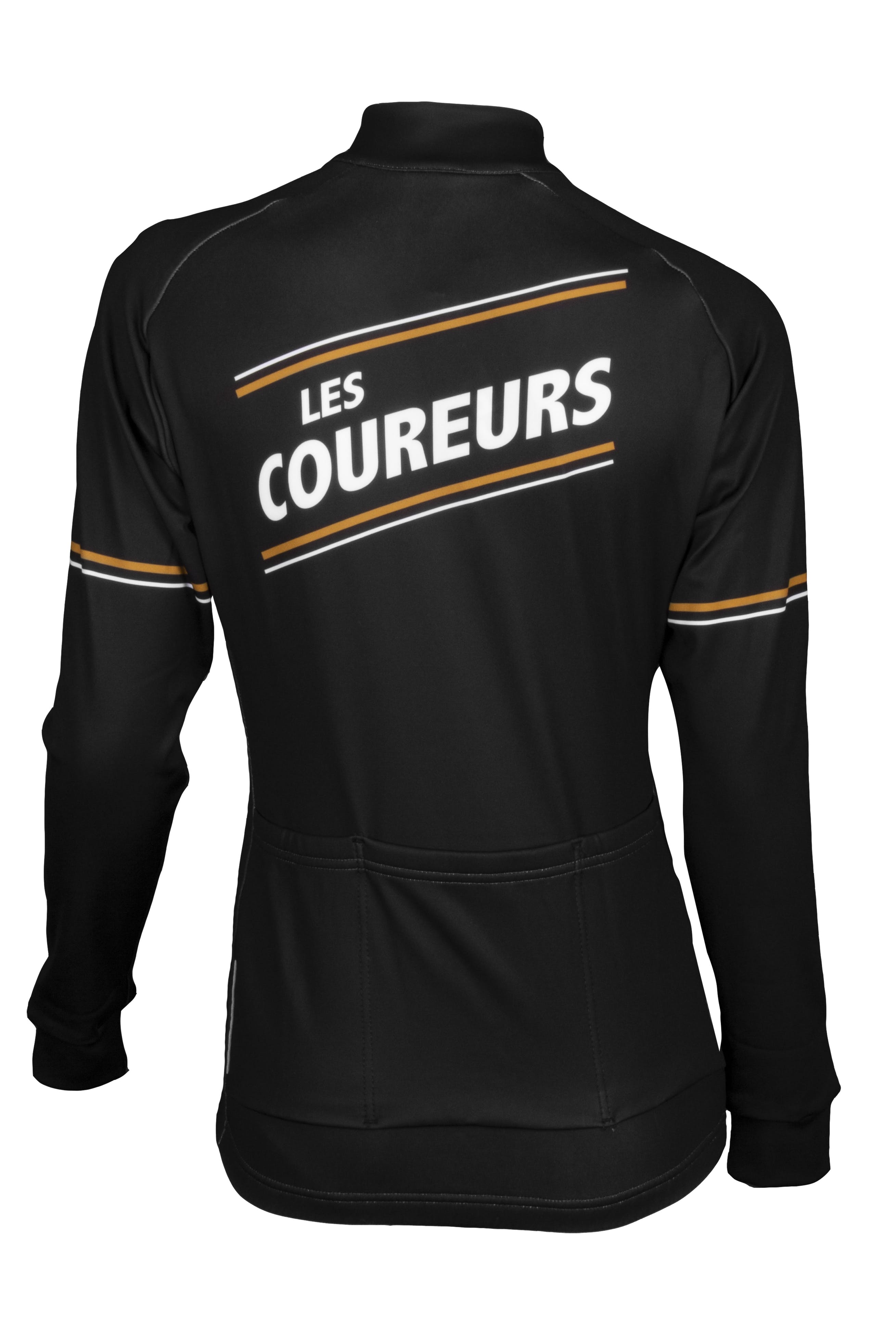 Vermarc les coureurs dames fietsshirt met lange mouwen zwart