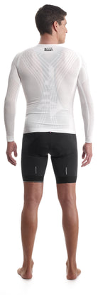 Assos skinfoil summer evo 7 ondershirt lange mouwen wit
