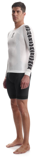 Assos skinfoil summer evo 7 ondershirt lange mouwen wit