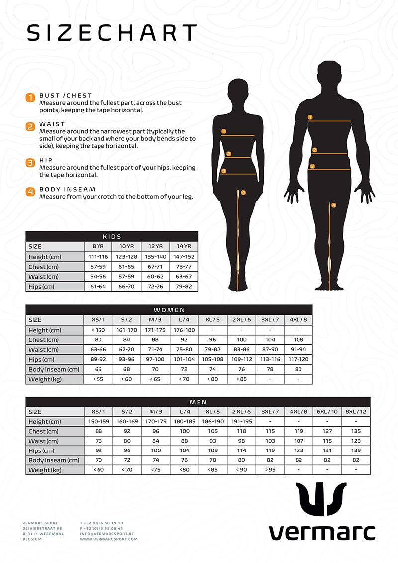 Vermarc Forza Bibtight PR.R Zwart
