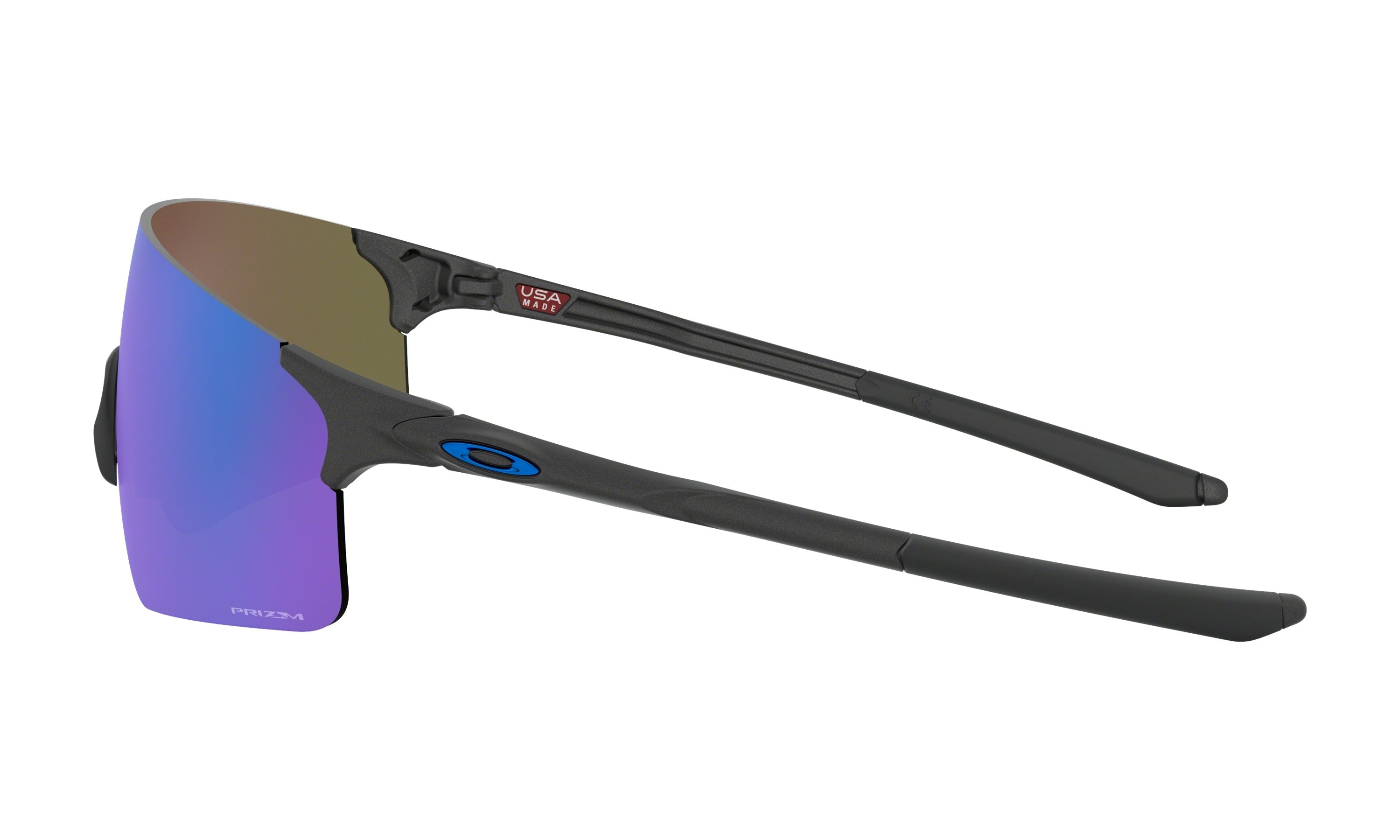 Oakley evzero blades fietsbril steel - prizm sapphire lens