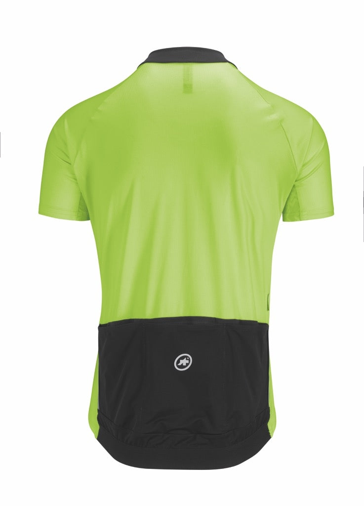 Assos mille GT fietsshirt met korte mouwen visibility groen