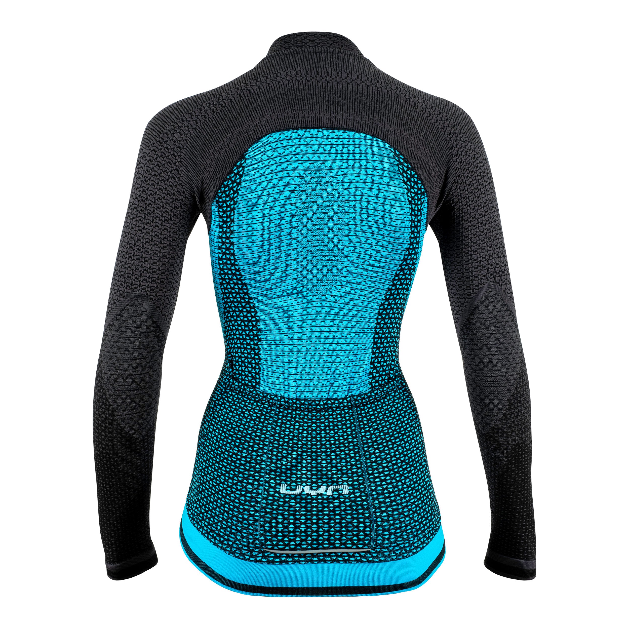 Uyn Alpha Dames Fietsshirt Lange Mouw - Ocean/Charcoal