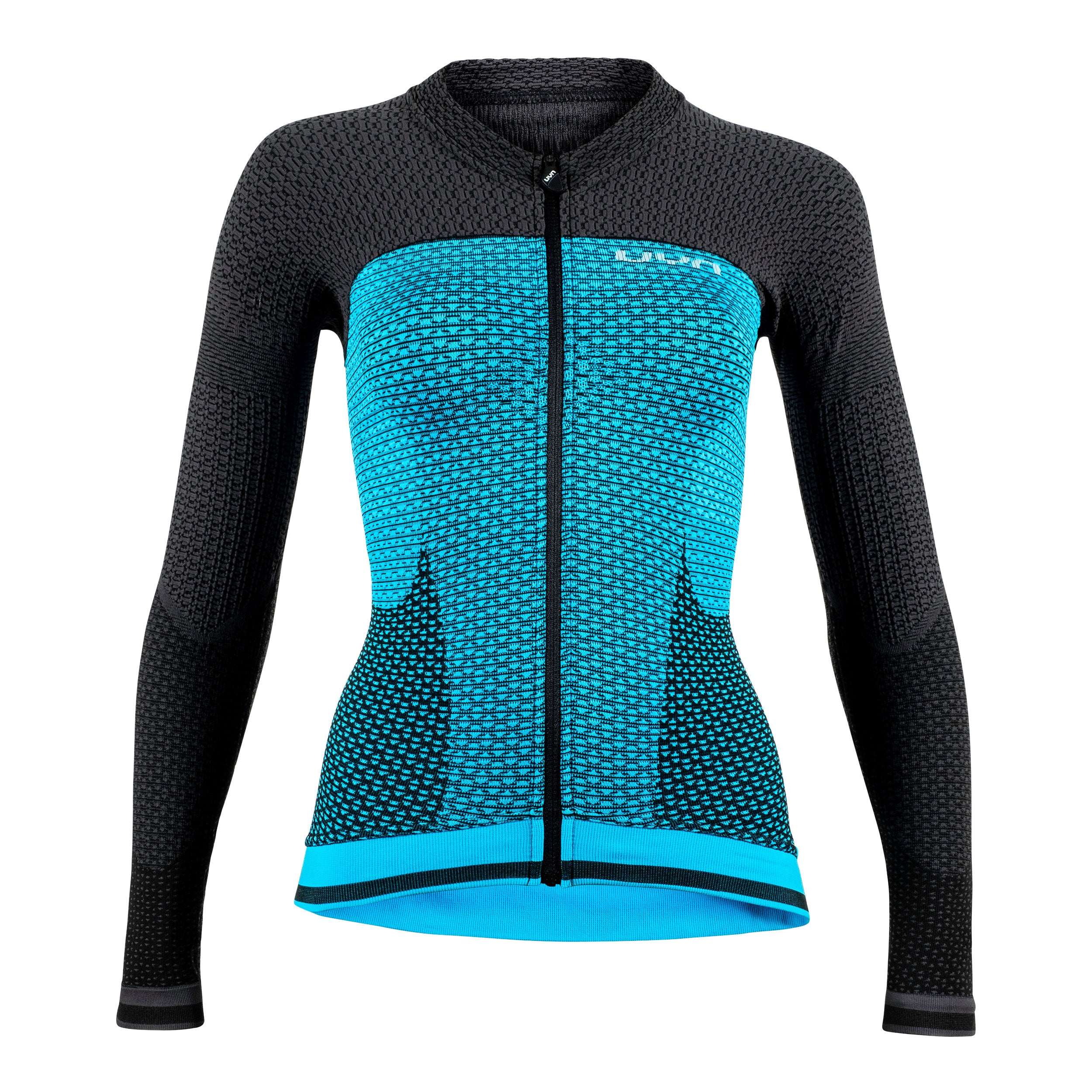 Uyn Alpha Dames Fietsshirt Lange Mouw - Ocean/Charcoal