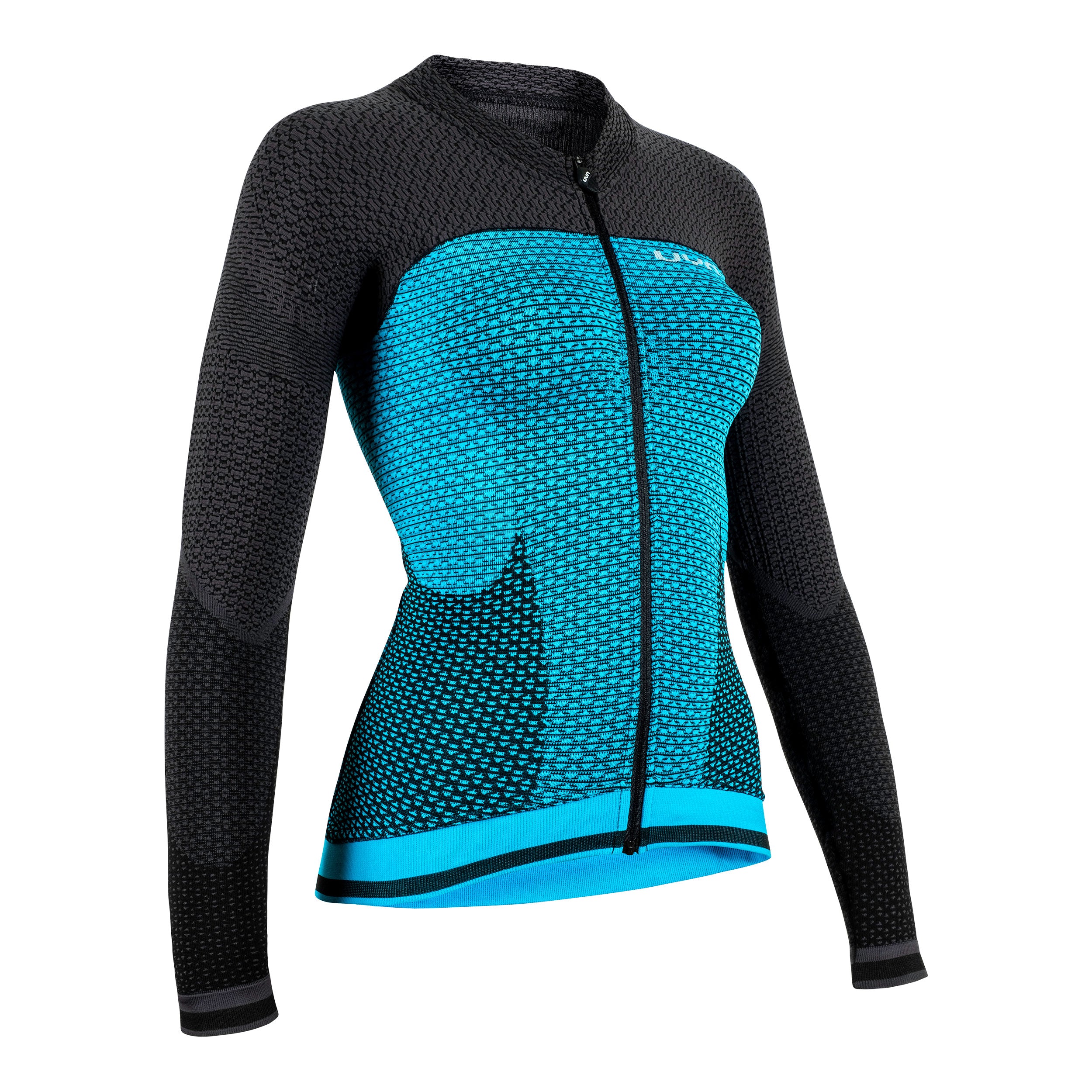 Uyn Alpha Dames Fietsshirt Lange Mouw - Ocean/Charcoal