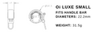 Knog Oi luxe small fietsbel goud