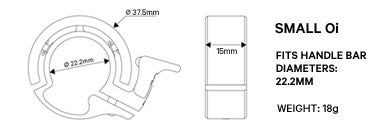 KNOG Oi Small Bike Bell Brass