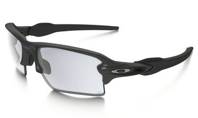 Oakley flak 2.0 XL fietsbril steel - clear black photochromic lens
