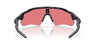 Oakley Radar EV Bril Matte green purple colorshift splatter - Prizm trail torch