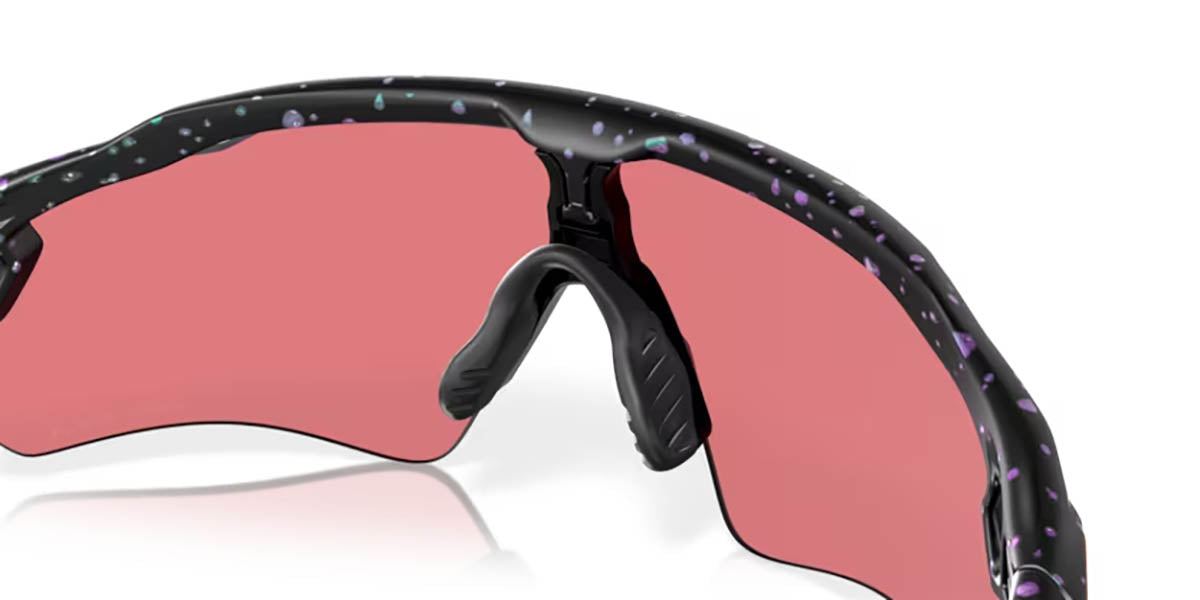 Oakley Radar EV Bril Matte green purple colorshift splatter - Prizm trail torch