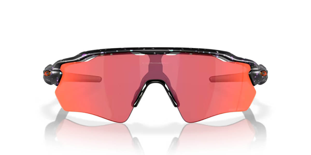 Oakley Radar EV Bril Matte green purple colorshift splatter - Prizm trail torch