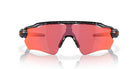 Oakley Radar EV Bril Matte green purple colorshift splatter - Prizm trail torch