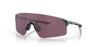Oakley EvZero Blades Bril Matte Silver/Blue Colorshift - Prizm Road Black