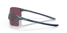 Oakley EvZero Blades Bril Matte Silver/Blue Colorshift - Prizm Road Black
