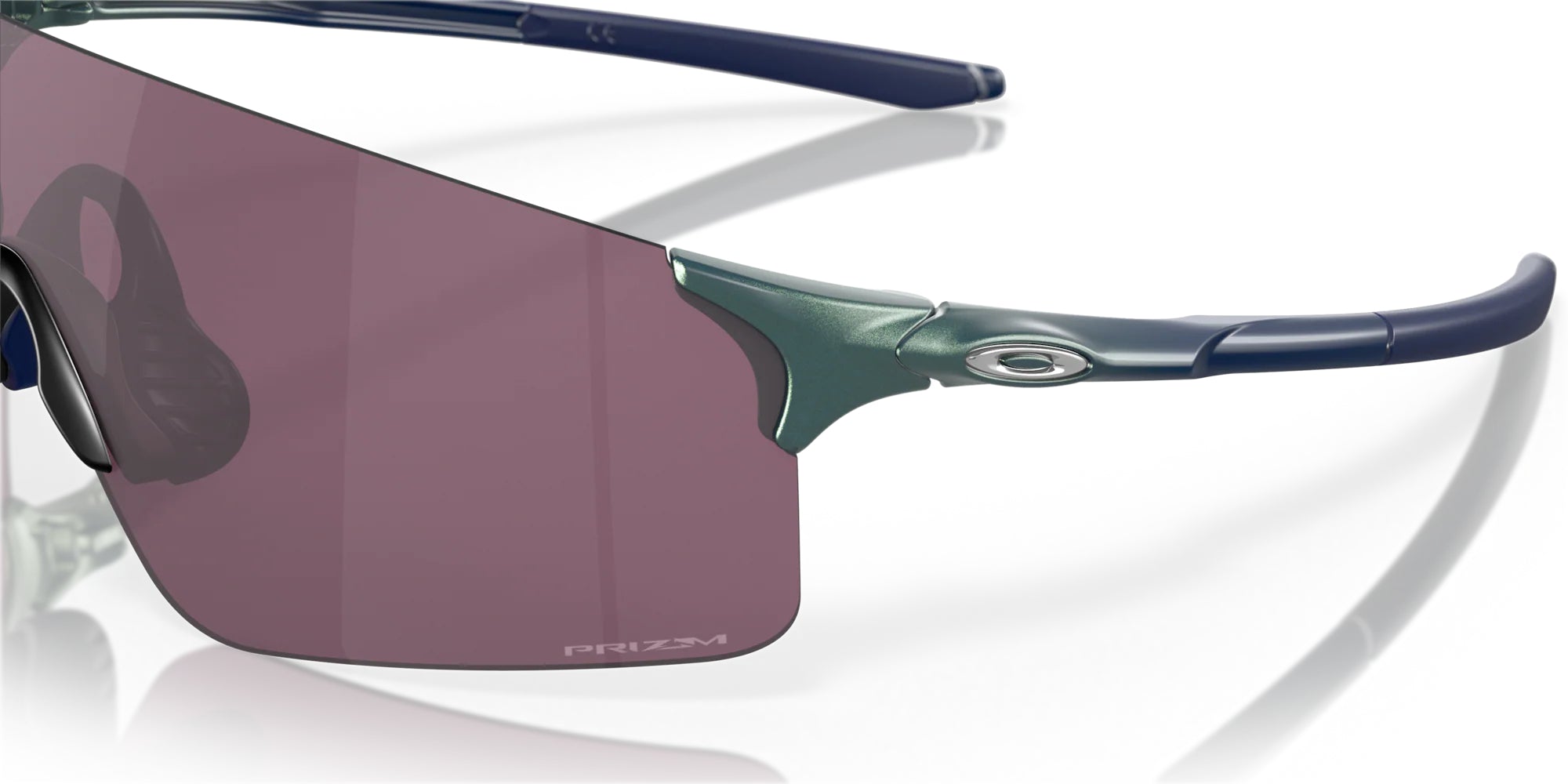 Oakley EvZero Blades Bril Matte Silver/Blue Colorshift - Prizm Road Black