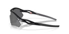 Oakley Radar Plate Bril Shiny Black - Prizm Black Polarized