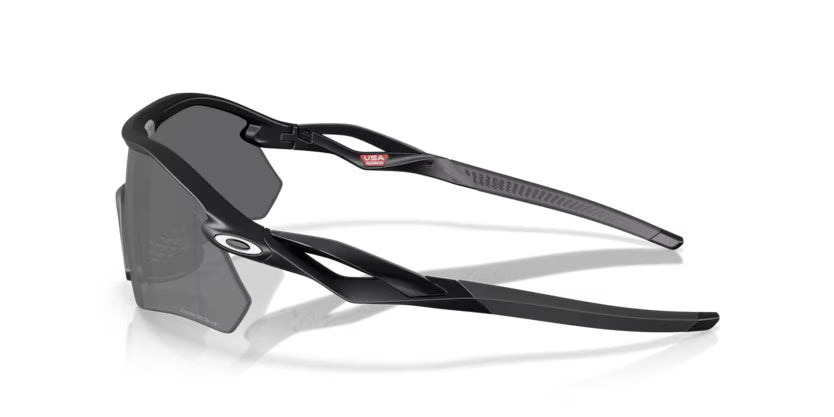 Oakley Radar Plate Bril Shiny Black - Prizm Black Polarized