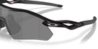 Oakley Radar Plate Bril Shiny Black - Prizm Black Polarized