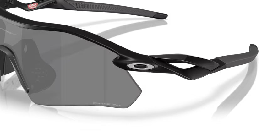 Oakley Radar Plate Bril Shiny Black - Prizm Black Polarized