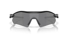 Oakley Radar Plate Bril Shiny Black - Prizm Black Polarized