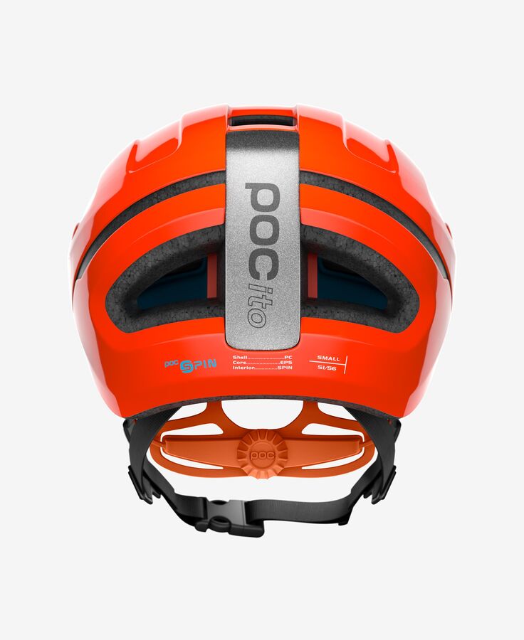 Pocito omne spin kids fietshelm fluorescent oranje