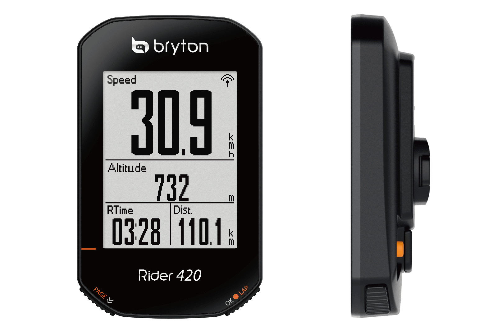 Bryton Fietscomputer Rider 420 H/ Hartslag
