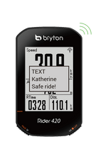 Bryton Fietscomputer Rider 420 H/ Hartslag