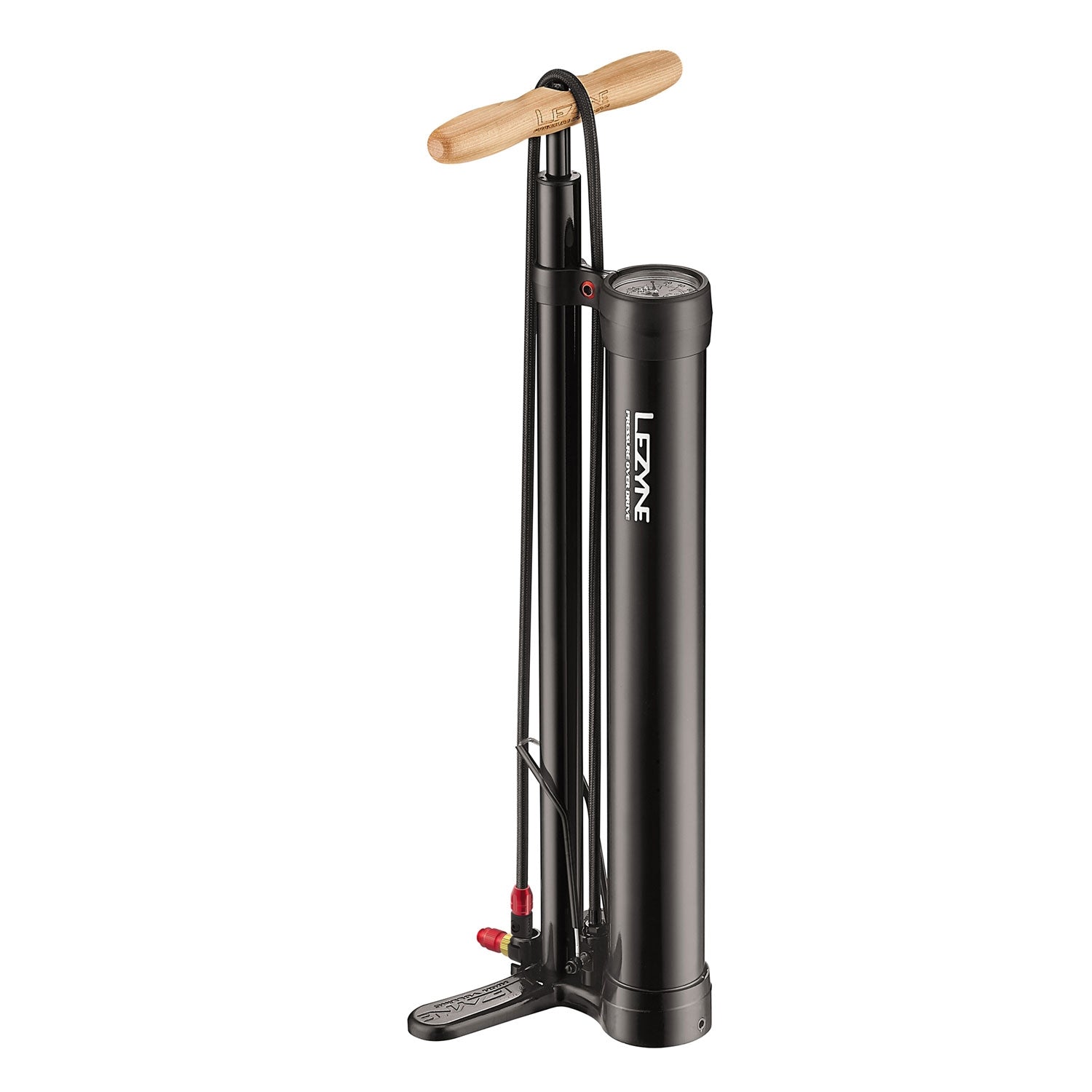 Lezyne pressure over drive fietspomp zwart