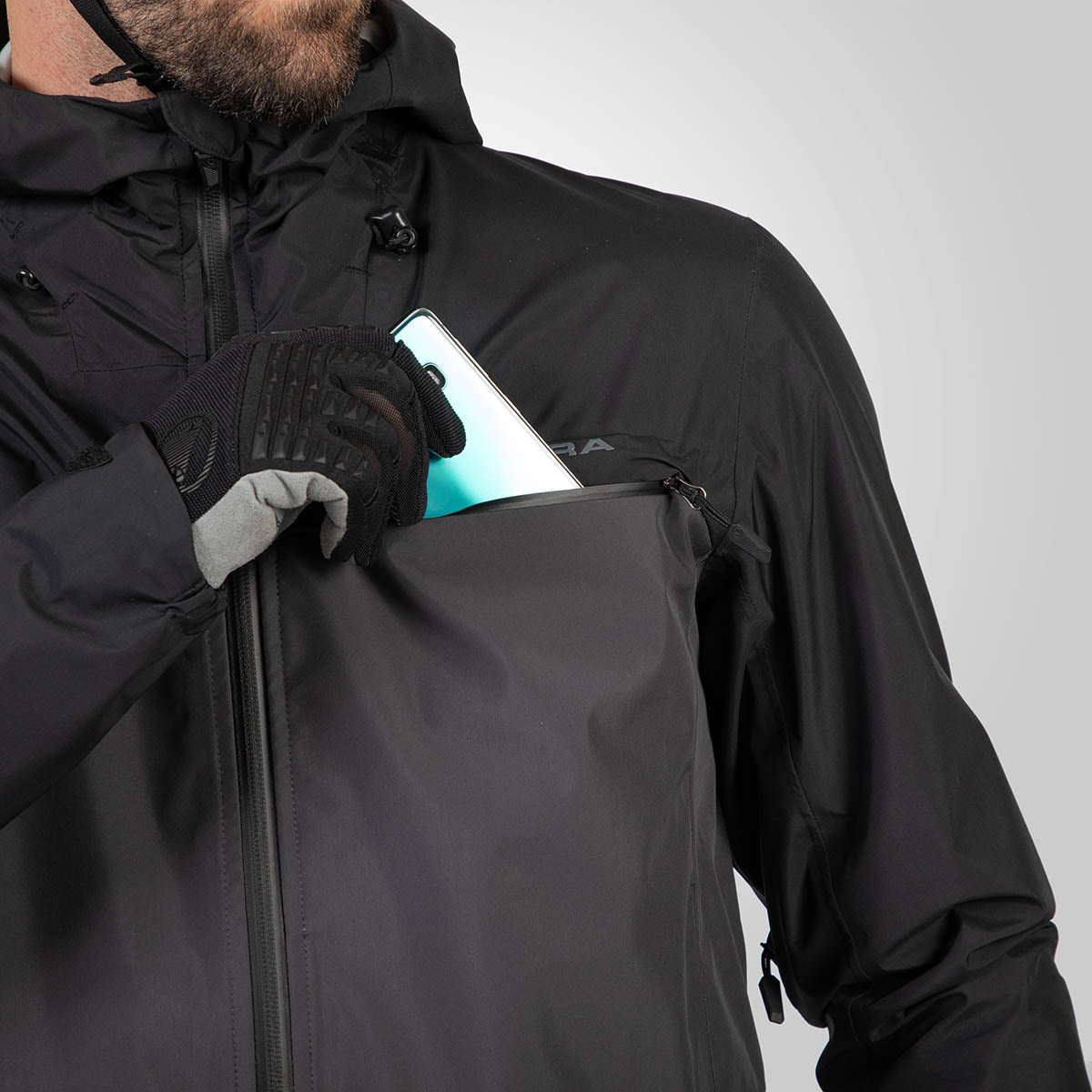 Endura SingleTrack Fietsjas II - Mat zwart