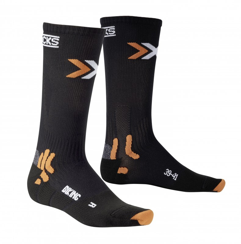 X-Socks bike mid energizer fietssok zwart