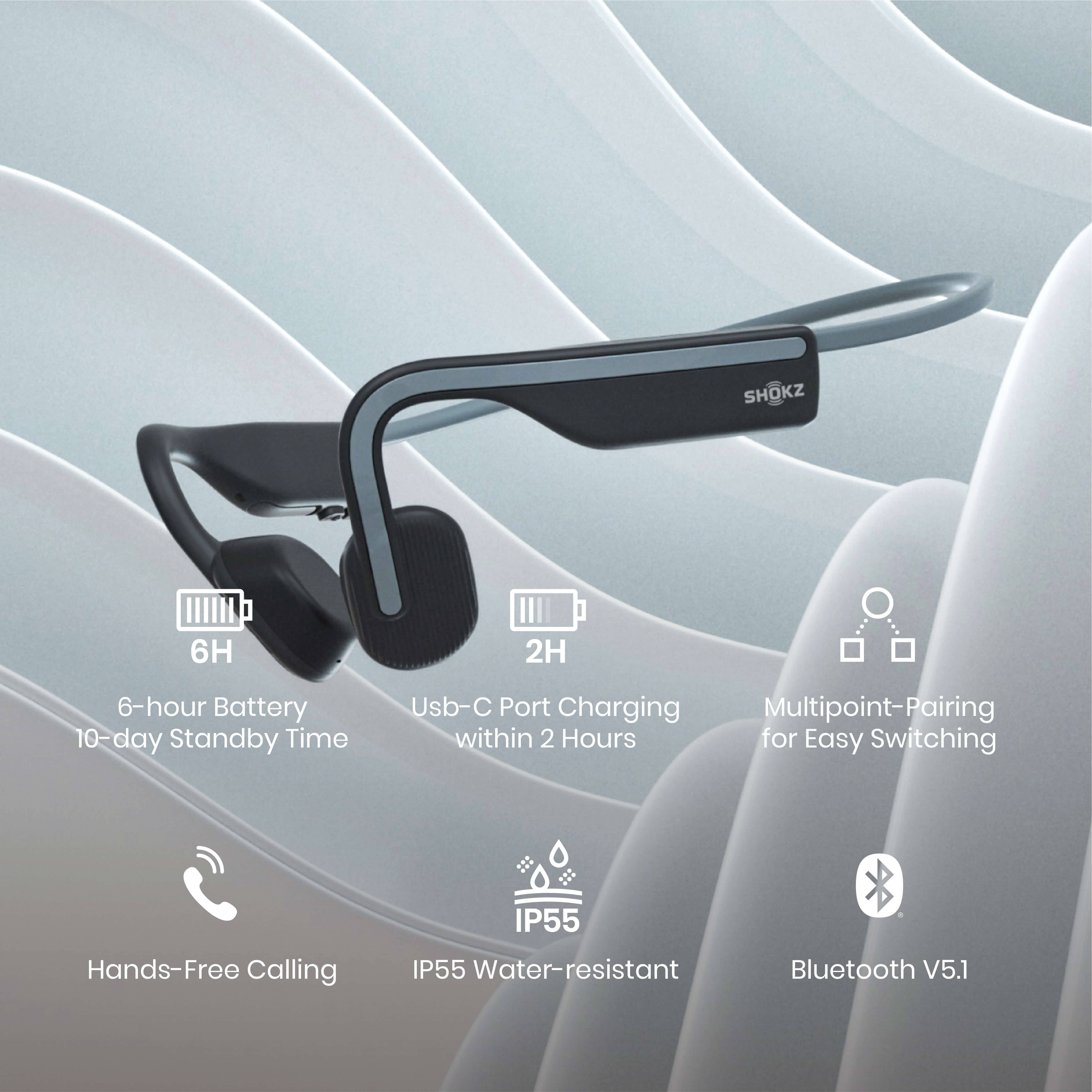 Shokz OpenMove Grey